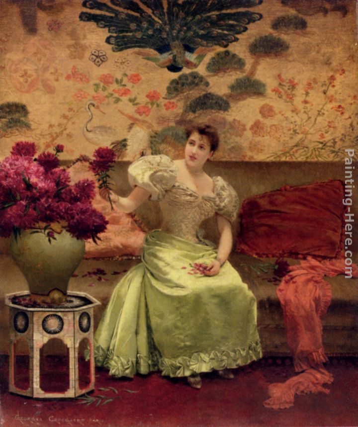 Georges Croegaert An Elegant Arrangement